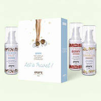 Набір зігріваючих масажних олій EXSENS Lets Travel (3х30 мл)