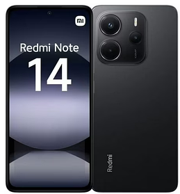 Смартфон Xiaomi Redmi Note 14 6/128GB Midnight Black NFC 108MP Camera 6.67" AMOLED 5500mAh