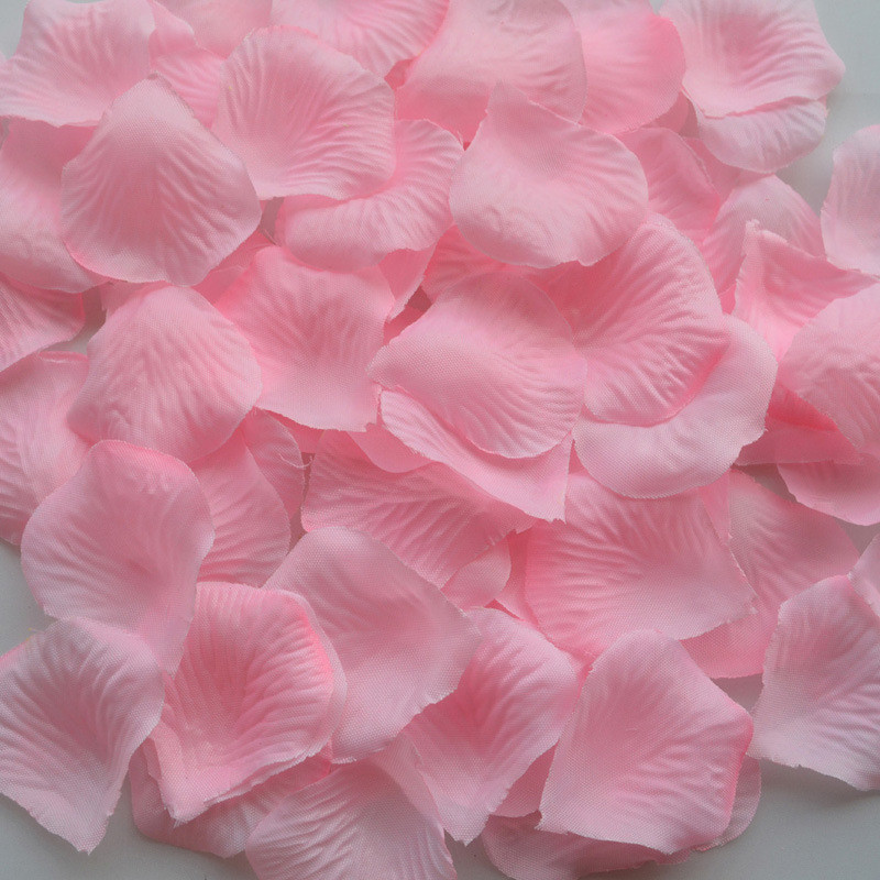 Пелюстки троянд штучні 200 штук 45 на 45 мм рожевий, фото 1