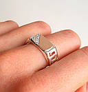 Срібна печатка з золотими накладками, фото 4