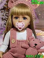 Куклы реборн пупсы для девочек виниловые, реборны реалистичные с нарядами и аксессуарами малышка как живая
