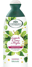 Шампунь для всіх типів волосся L`angelica Officinalis зміцнюючий Хміль та насіння проса 250 мл