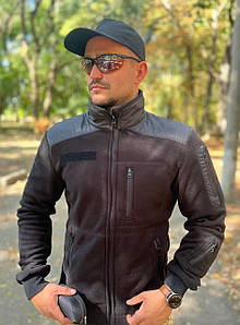 Кофта тактична флісова  ворон| Щільність 260 гр/м