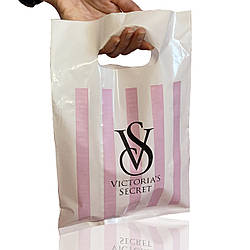 *100 шт* Поліетиленові пакети  Victoria's Secret 20*30 ніжно-рожевий