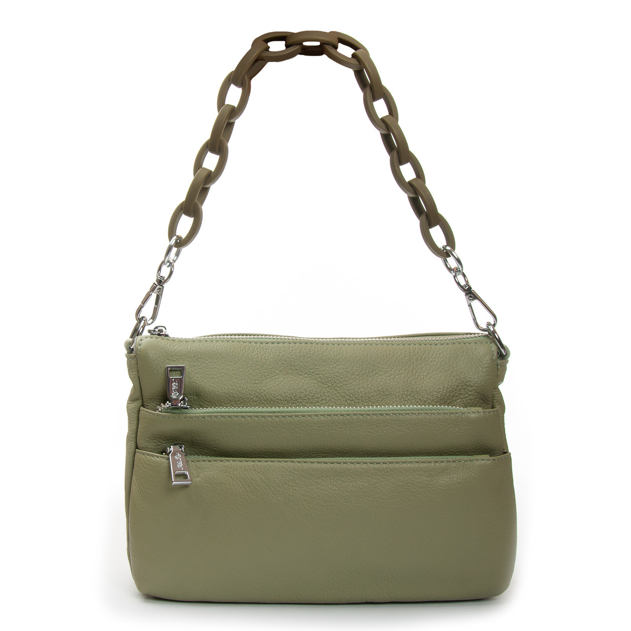 Жіноча шкіряна сумка 3011 matcha green .Купити жіночі сумки гуртом і в роздріб із натуральної шкіри в Україні
