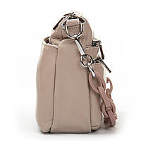 Жіноча шкіряна сумка 3011 light khaki .Купити жіночі сумки гуртом і в роздріб із натуральної шкіри в Україні, фото 7