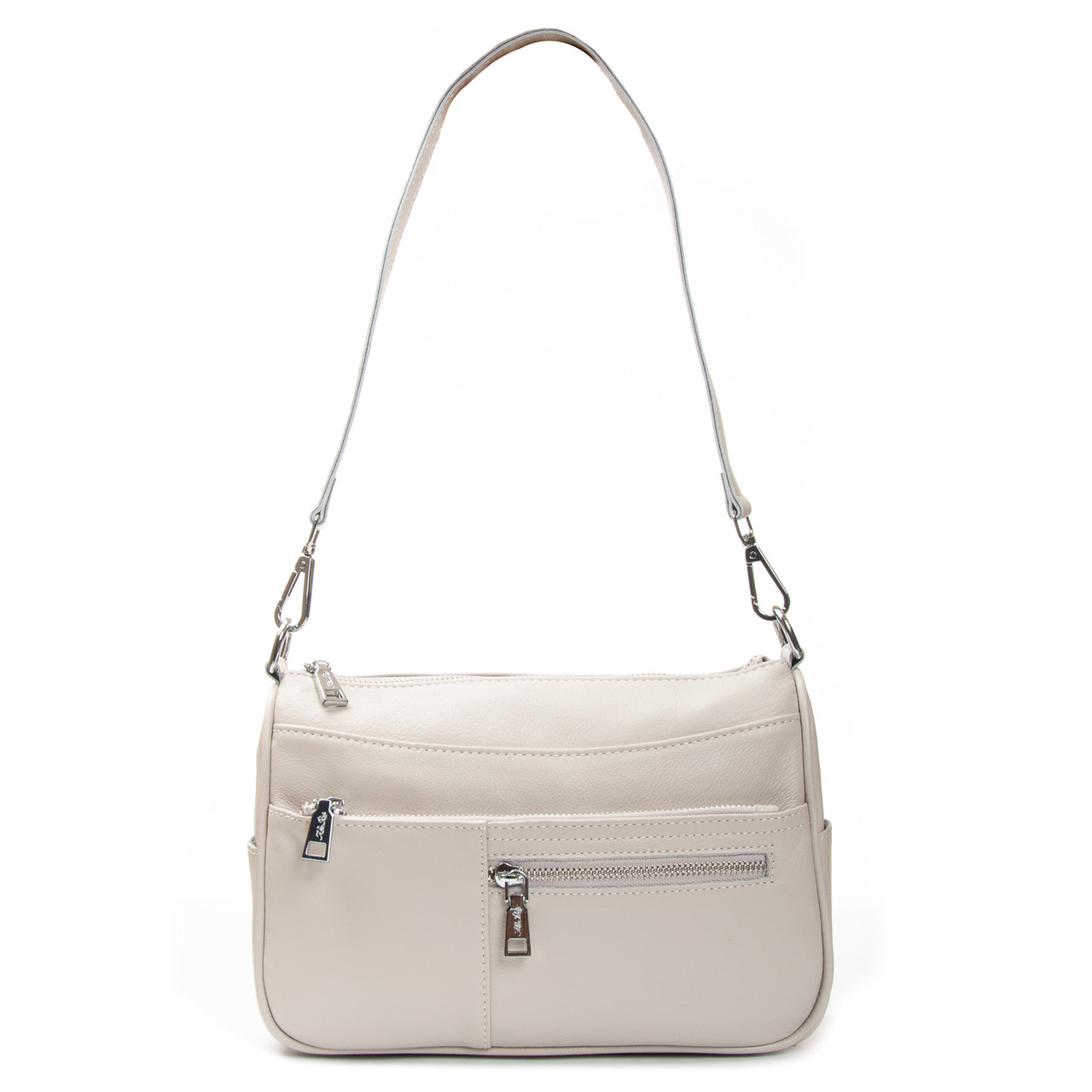Жіноча шкіряна сумка 2041-9 l.beige.Купити жіночі сумки гуртом і в роздріб із натуральної шкіри в Україні