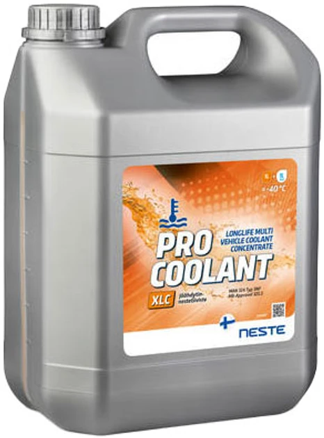 Концентрат антифризу (червоний) NESTE ProCoolant XLC (VWTL-774 F(G12+); MB326.3;MAN324) 4 л, фото 1