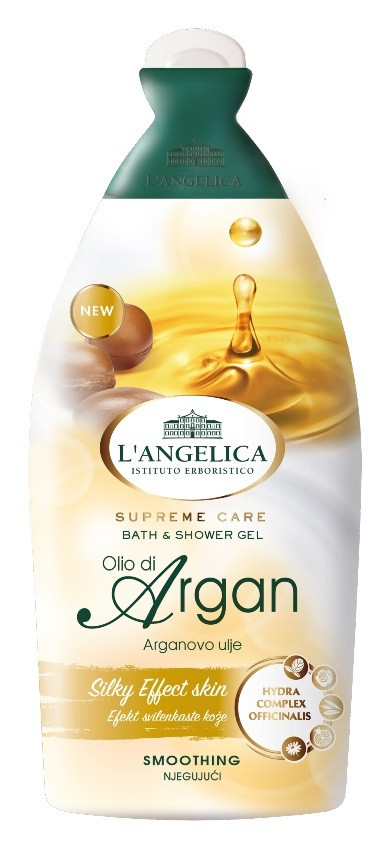 Гель для ванни та душу L`angelica Officinalis пом`якшуючий Арганова олія 500 мл