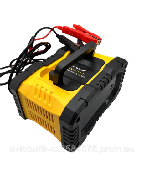 Импульсное зарядное устройство для аккумулятора Foxsur 12V-10A/24V-5A, фото 1