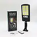 Ліхтар прожектор вуличний на сонячній батареї Solar Induction street lamp BK-128B-12COB Op, фото 8