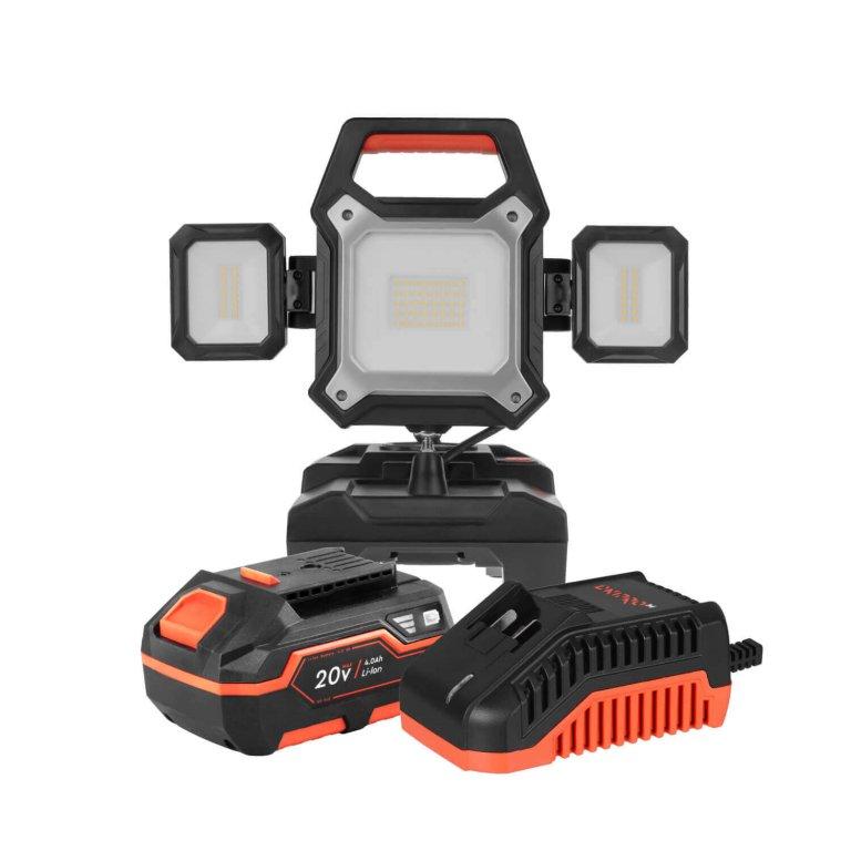 Акумуляторний ліхтар Dnipro-M DCL-201 + Батарея BP-240 4 А/ч + Зарядка FC-230, фото 1