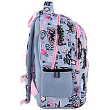 Рюкзак шкільний GoPack Education Awesome 39x29.5x12 см, 17 л, сірий (130-145 см), фото 8