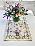 Гобеленовий ранер стіл Limaso 37x100 см. LILAC, фото 3