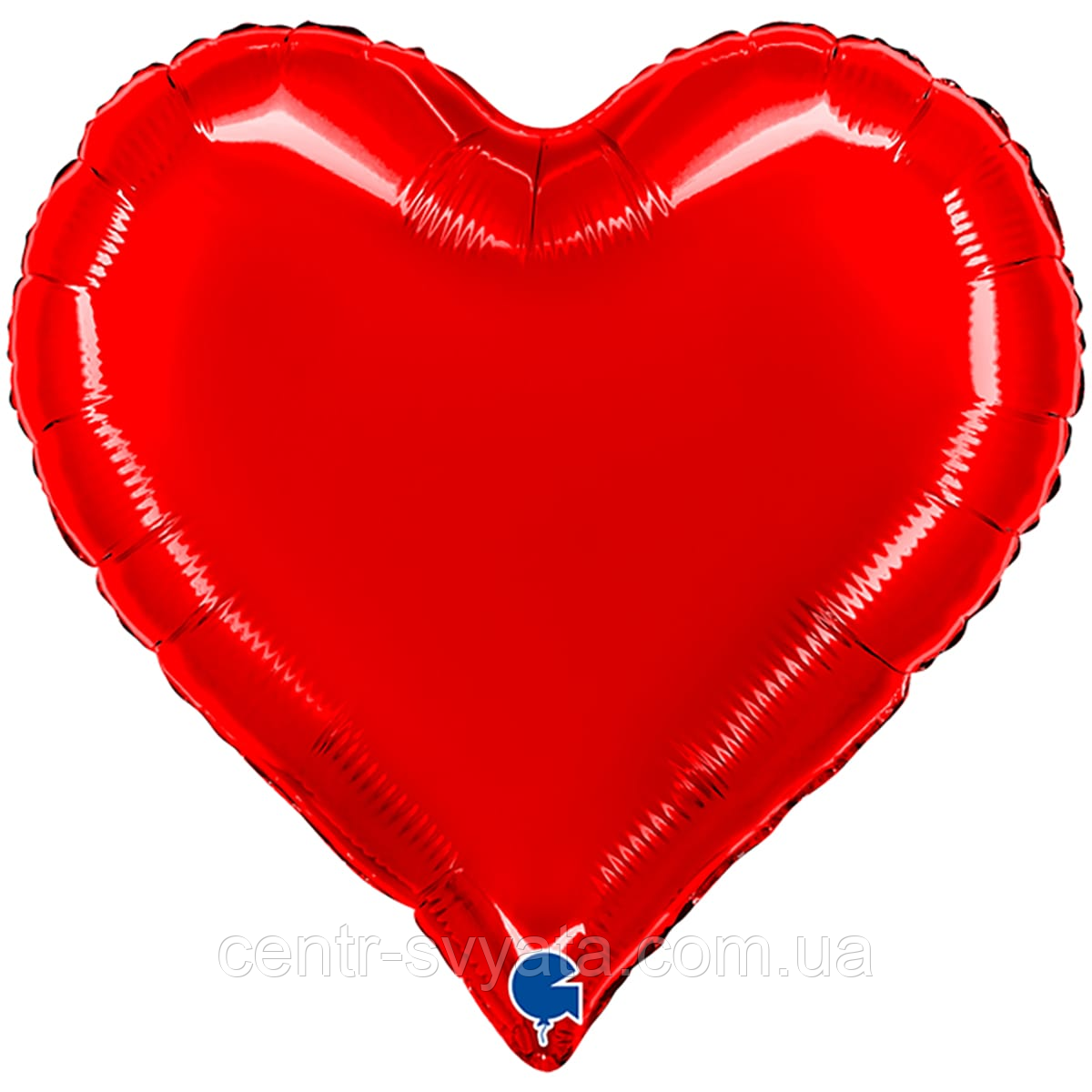 Фольгована кулька Grabo 18"(46 см) Серце металік червоне Sweetie