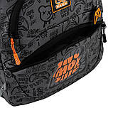 Рюкзак шкільний GoPack Education No More Rules 39x29.5x12 см, 17 л, темно-сірий (130-145 см), фото 9