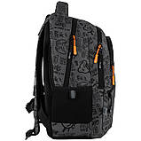 Рюкзак шкільний GoPack Education No More Rules 39x29.5x12 см, 17 л, темно-сірий (130-145 см), фото 8