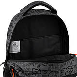 Рюкзак шкільний GoPack Education No More Rules 39x29.5x12 см, 17 л, темно-сірий (130-145 см), фото 10