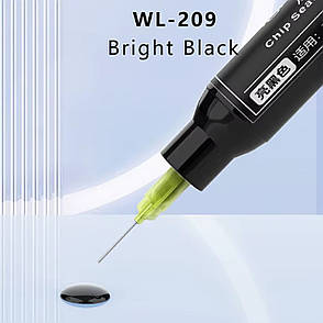 Клей-герметик WYLIE WL-209 UV для закріплення мікросхем, у шприці (глянцевий) (5 мл), фото 3