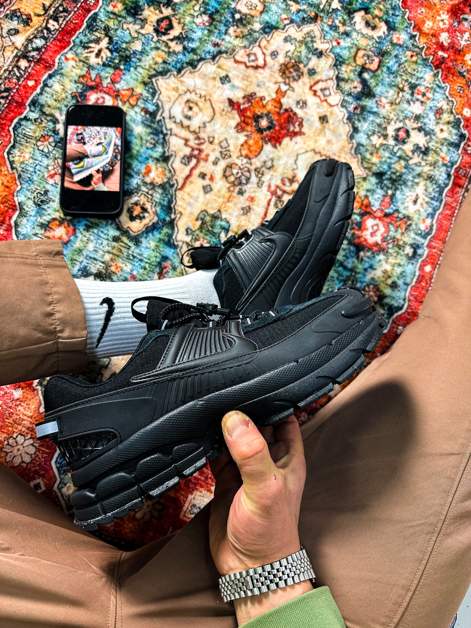 Чоловічі Кросівки Nike Zoom Vomero Roam Black / Найк Зум Вомеро Роум Чорні