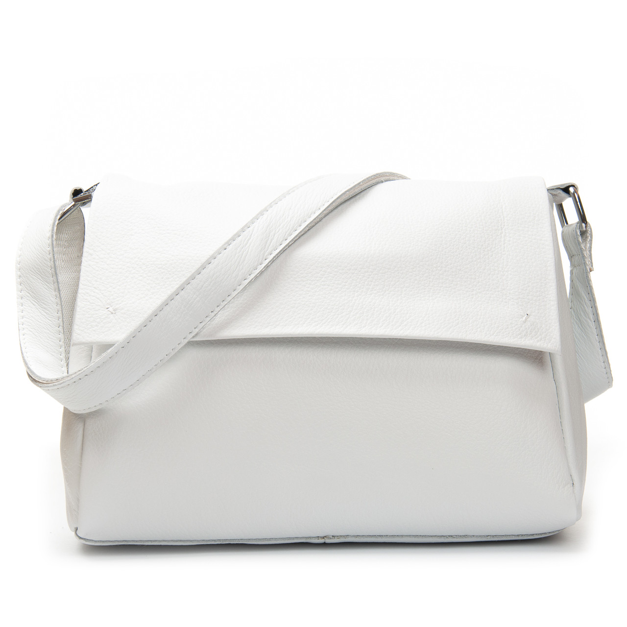 Сумка жіноча крос боді шкіряна ALEX RAI 6504 white