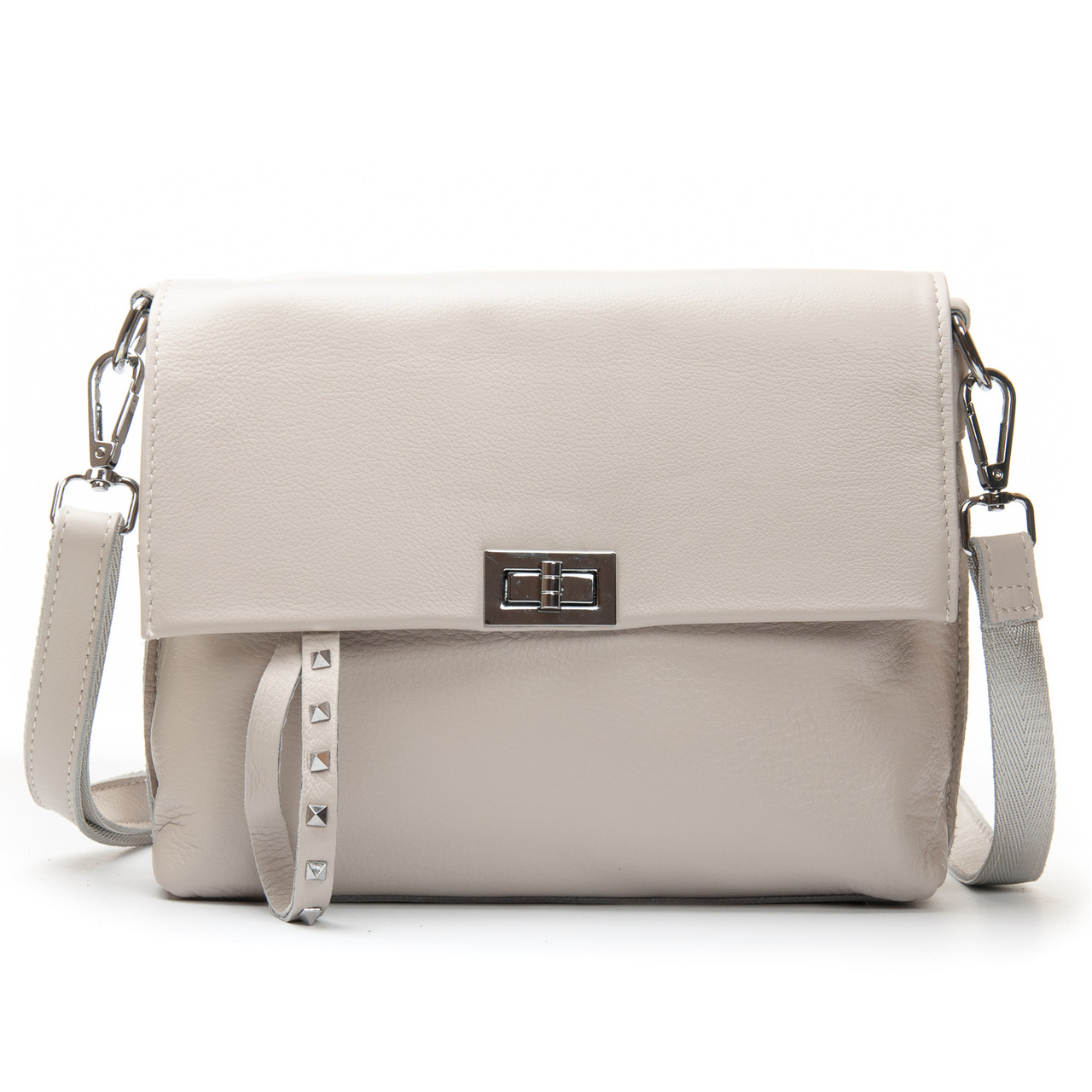 Сумка жіноча крос боді шкіряна ALEX RAI 8793-9 l.beige