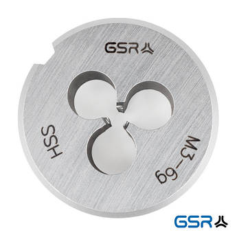 Кругла плашка DIN EN 22568 HSS UNC 1"" Form B  GSR Німеччина