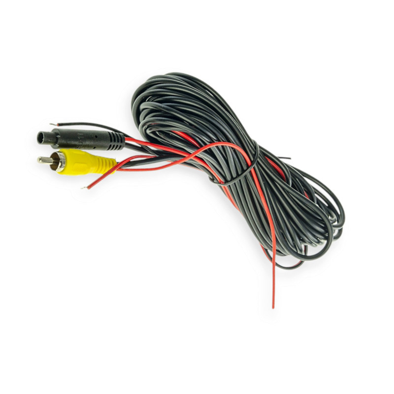 Кабель для камери 4-pin - RCA, 15м сумісний з RC-32, 33, 34, 37, 38, 50, 51, 52, 53, 54, 55 AHD, 56 DL CYCLONE, фото 1