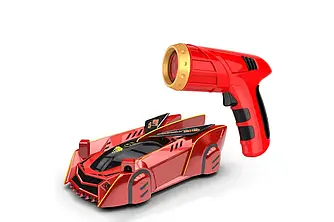 Антигравітаційна радіокерована машина з лазером 15 см червона