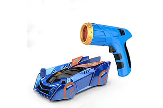 Антигравітаційна радіокерована машина з лазером 15 см синя