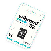 Карта пам'яті microSDHC 32Gb class 10 (adapter SD) Wibrand