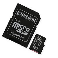 Карта пам'яті microSDHC 128Gb class 10 (adapter SD) Kingston до R100MB, s