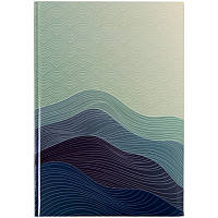 Книга записна А4 Waves 96арк., кліт., синя 8422-562-A