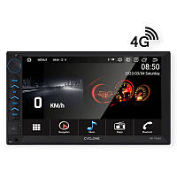 Магнітола 2DIN Andr 10.0 Cyclone FM, USB, microSD, AUX, MP5, AVI, екран 7, Wi-Fi, BT, GPS, 2х32Gb, AHD, GSM 4G