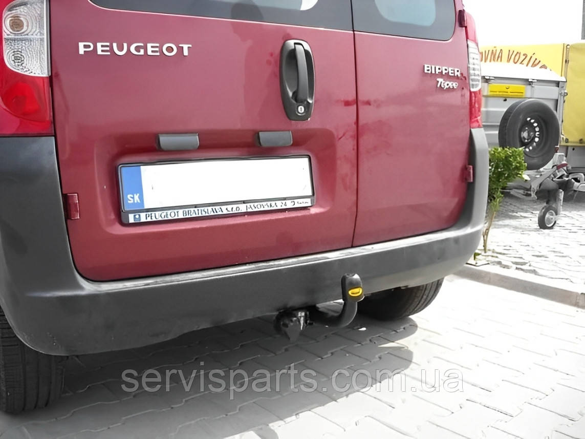 Фаркоп Peugeot Bipper 2007-2018 (Пежо Біпер) без зняття бампера
