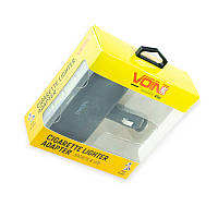 Розгалужувач прикурювача прямий 2 вих. 10А, 120Вт, USB 2.4А, Євро, ВАЗ VOIN