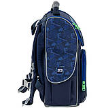 Рюкзак шкільний GoPack Education каркасний Racing 34x26x13 см, 11 л, синій, фото 7