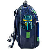Рюкзак шкільний GoPack Education каркасний Racing 34x26x13 см, 11 л, синій, фото 8