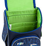 Рюкзак шкільний GoPack Education каркасний Racing 34x26x13 см, 11 л, синій, фото 9