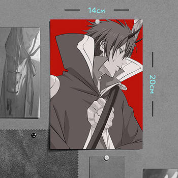 "Бенімару (Про моє переродження в слиз / TenSura)" плакат (постер) розміром А5 (14х20см)