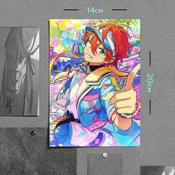 "Субару Акехоші (Aнсамбль Зірок / Ensemble Stars)" плакат (постер) розміром А5 (14х20см)