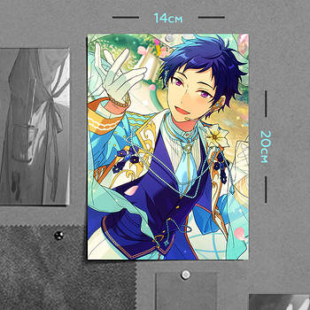 "Юзуру Фушимі (Aнсамбль Зірок / Ensemble Stars)" плакат (постер) розміром А5 (14х20см)