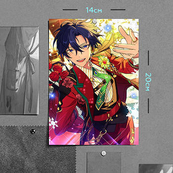 "Хокуто Хідака (Aнсамбль Зірок / Ensemble Stars)" плакат (постер) розміром А5 (14х20см)