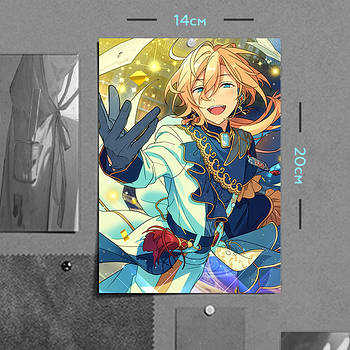 "Ейчі Теншоуін (Aнсамбль Зірок / Ensemble Stars)" плакат (постер) розміром А5 (14х20см)