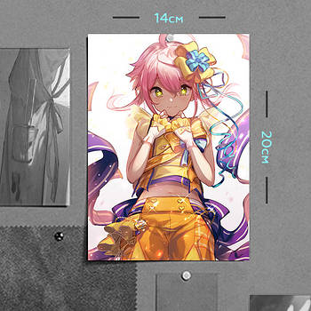 "Торі Хімемія (Aнсамбль Зірок / Ensemble Stars)" плакат (постер) розміром А5 (14х20см)