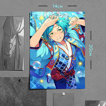 "Каната Шінкай (Aнсамбль Зірок / Ensemble Stars)" плакат (постер) розміром А5 (14х20см)