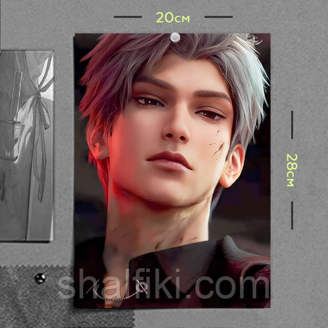 "Сілус / Sylus (Кохання та Глибокий космос / Love and deepspace)" плакат (постер) розміром А4 (20х28см), фото 1