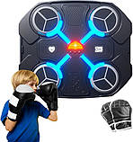 Настінний тренажер для боксу, музична боксерська груша з рукавичками INTELLIGENT BOXING MACHINE, фото 2