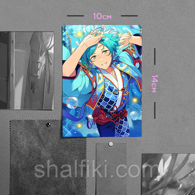 "Каната Шінкай (Aнсамбль Зірок / Ensemble Stars)" плакат (постер) розміром А6 (10х14см), фото 1