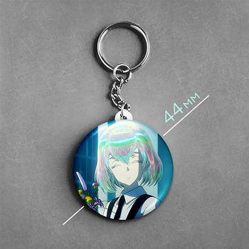 "Алмаз / Діамант (Країна Самоцвітів / Land of the Lustrous)" брелок круглий Ø44 мм
